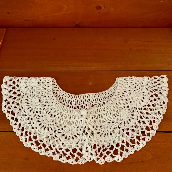 Vintage European Lace & Crochet Retro Collars Detachable Removable (Lot Of 4) - Picture 7 of 10
